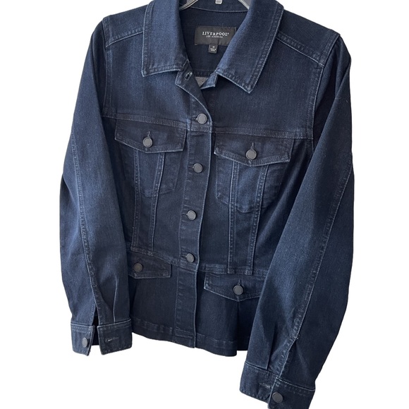 Liverpool Jeans Company Dark Blue Jean Jacket - Picture 3 of 10